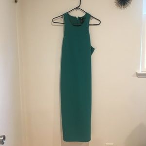 H&M - Long Green Party Dress